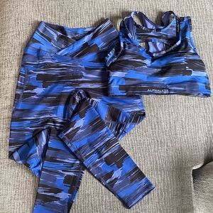 Alphalete leggings and sports bra set